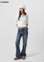 [B-DENIM] LOW NON SPAN BOOTS-CUT JEANS 057