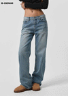 [B-DENIM] LOW STRAIGHT JEANS 060