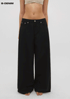 [B-DENIM] LOW WIDE COTTON PANTS 056