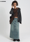 [B-DENIM] Original Long Skirt 048