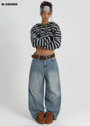 [B-DENIM] ORIGINAL WIDE JEANS 044