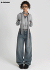[B-DENIM] STANDARD WIDE JEANS 045
