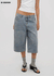 [B-DENIM] SUMMER WASHED BERMUDA JEANS 055