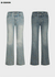 [B-DENIM] WASHING LOW SLIM BOOTS-CUT JEANS 053