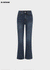 [B-DENIM] PANTALONES SLIM DE BOTÓN 001 - AZUL