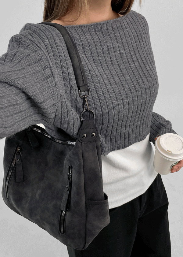 Greenet Vintage Washing Shoulder Bag