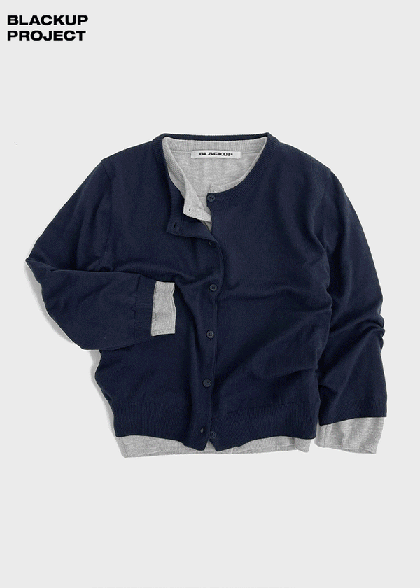 [MADE] Budri Round 3/4 Sleeve Knit Cardigan