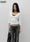 [MADE] Kuchi Deep V-Neck Sleeveless Tee