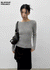 [MADE] Moeli Hairy Ribbed Button Boat Neck Knit