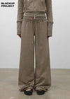 [MADE] Anus Low-Waist Wide Elastic Pants (Available as a Set)