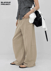 [MADE] Rolly Back-Pocket Summer Wide Cotton Pants