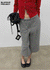 [MADE] Pixiv Summer Stripe Bermuda Banded Pants