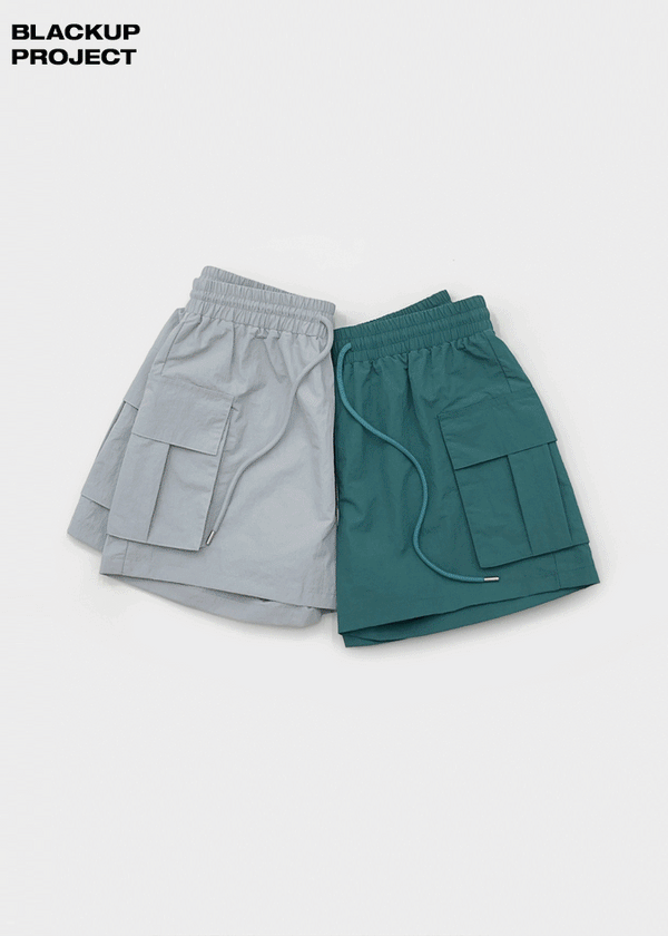 [MADE] Angti Nylon Cargo Banding Shorts