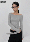 [MADE] Chiporing Fleece Lining boat neck long-sleeve T-shirt (Set Available)