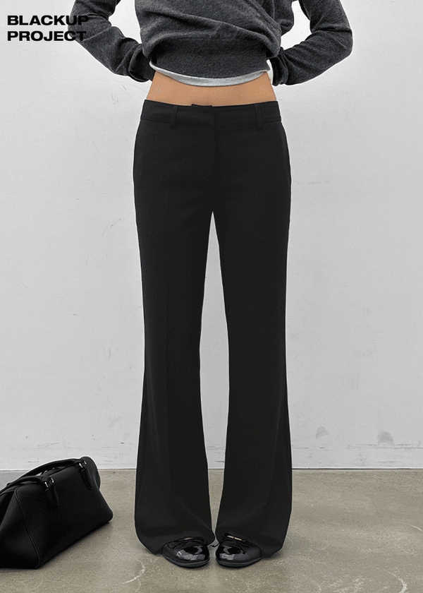 [MADE] Hiku Semi Low-Waist Bootcut Slacks