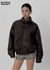 [MADE] Pinterre Leather Dumble Blouson Jumper