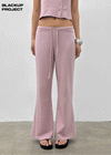 [MADE] Selni Semi-Bootcut Banded Pants (Set Available)