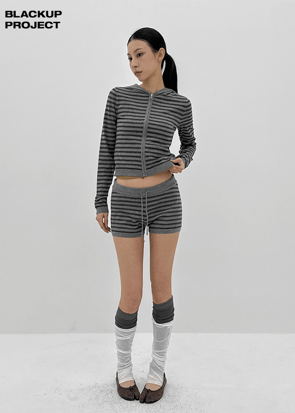 [MADE] Ripol Stripe Knit Shorts (Set Available)