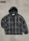 [MADE] Kandima Hooded Check Puffer Jacket (8oz)