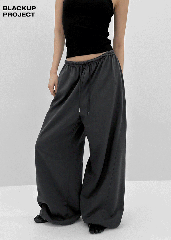 [MADE] Pimpong Panel Wide Banded Pants