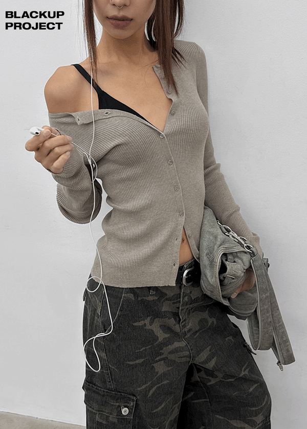 [MADE] Soflene Wool Round Neck Cardigan
