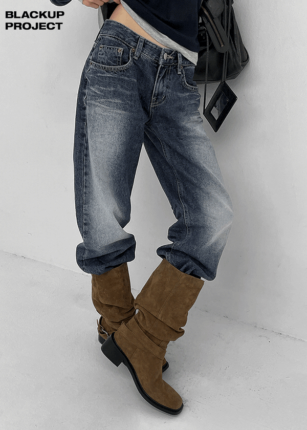 [MADE] Toruno Wrinkle Suede Mid-calf Boots