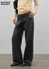 [MADE] Marnon Low-waist Semi-bootcut Elastic Pants