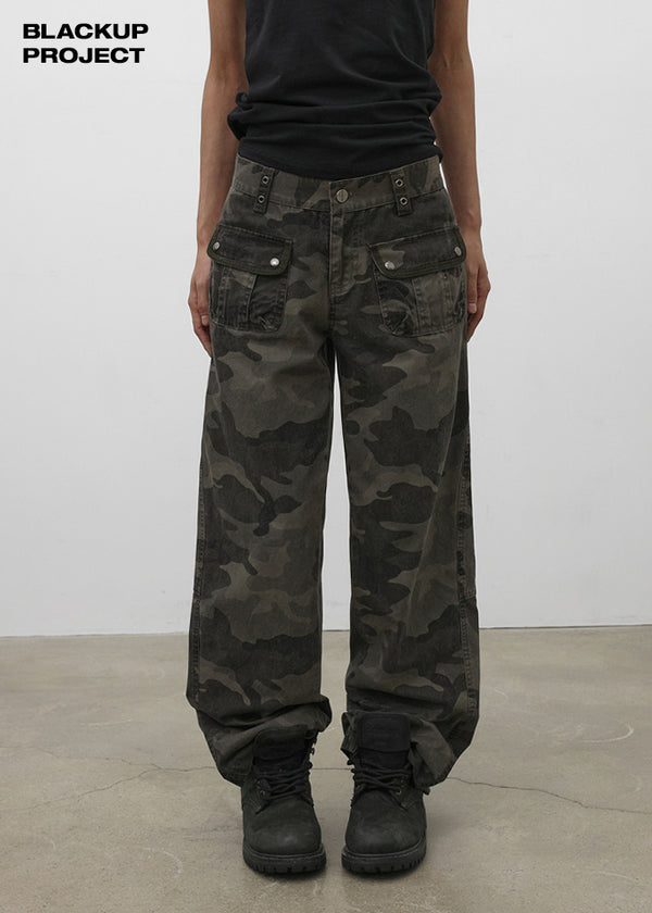 [MADE] Tappy Low-waisted Straight Cotton Pants