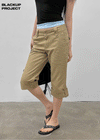 [MADE] Puven Semi Bootcut Capri Pants