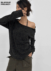 [MADE] Rubeon Knit Button Long Sleeve Tee