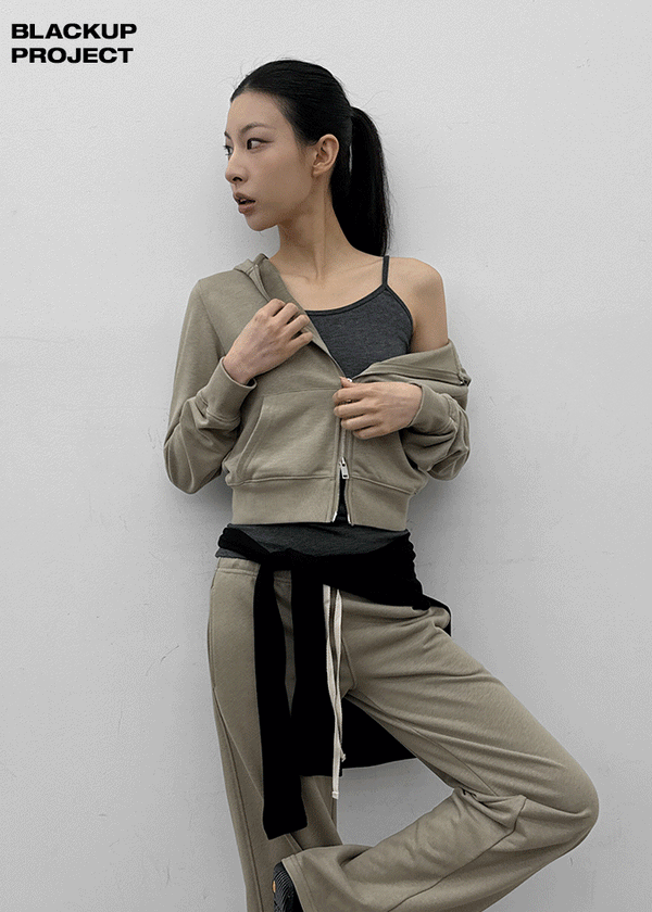 [MADE] Bound Two-Way Zip-Up Hoodie (Available as a