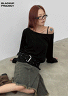 [MADE] Pomelo Knit Raglan Long Sleeve T-shirt