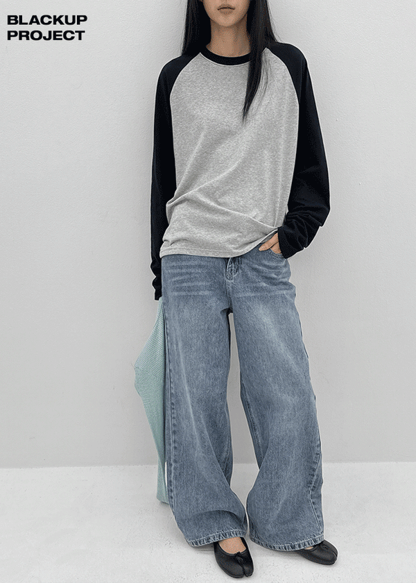 [MADE] Mir Washed Wide Denim Pants