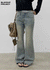 [MADE] Cameli Low-Waist Bootcut Denim Pants
