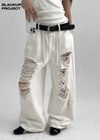 [MADE] Koity Distressed Cotton Banding Pants