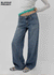 [MADE] Burnt Low-Waisted Wide Denim Pants