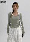 [MADE] Lojan Summer U-Neck Long Sleeve T-shirt