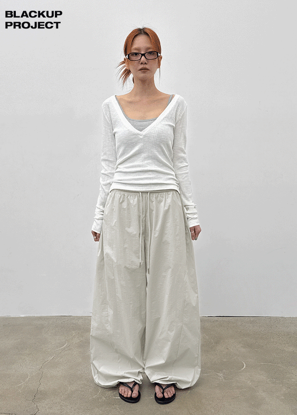 [MADE] Reniv Folding Wide Two-Way Pants