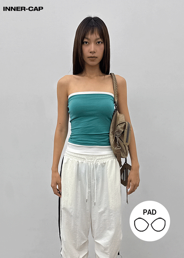 [MADE] Prico Layered Tube Top (Built-in Cap)