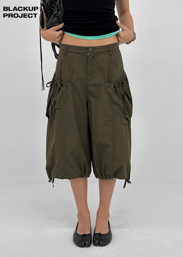 [MADE] Curid Nylon String Bermuda Pants