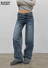[MADE] Glot Low-Waist Straight Denim Pants