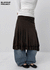 [MADE] Gela Folding Flare Midi Skirt
