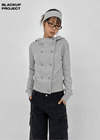 [MADE] Mirne Double Button Zip-up Hoodie