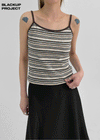 [MADE] Mameldi Stripe Knit Sleeveless