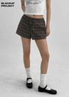 [MADE] Silty Check Banding Short Pants
