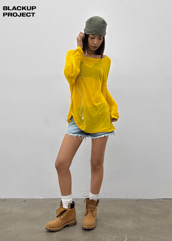 [MADE] Tart Off-Shoulder Summer Long Sleeve T-shirt