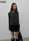[MADE] Four-Hand Round Neck Long Sleeve Tee