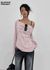 [MADE] Louvre Off-shoulder Long Sleeve Tee