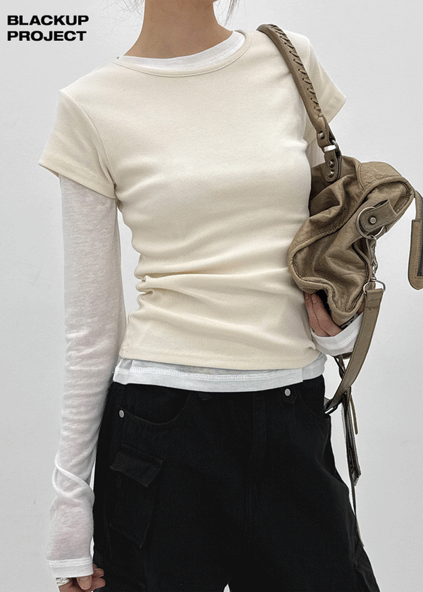 [MADE] Dutsbi Round Neck Short Sleeve Top