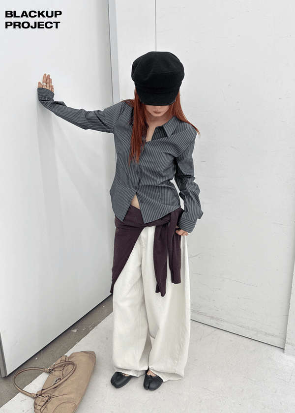 [MADE] Natsuka Stripe Shirt